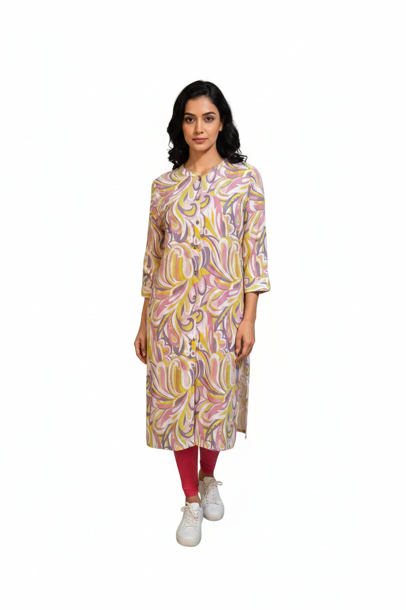 Multi-color Kurti set for women