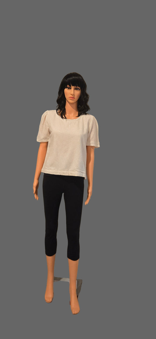 White cotton top