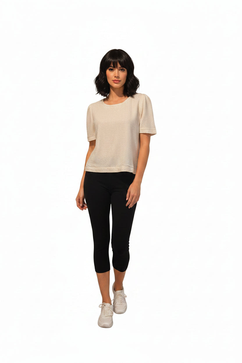 White cotton top for women