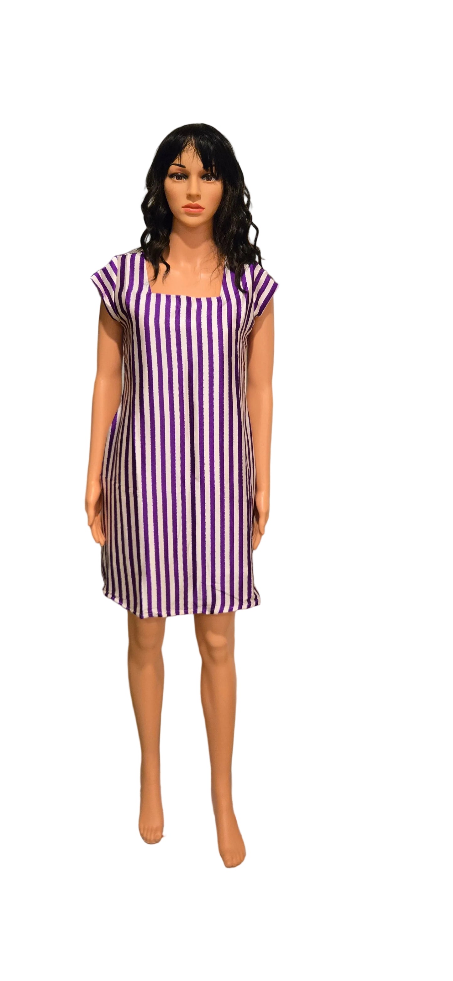 Purple Stripes Dress