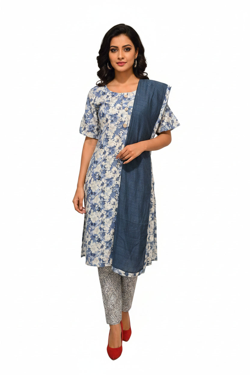Blue salwar suit for women