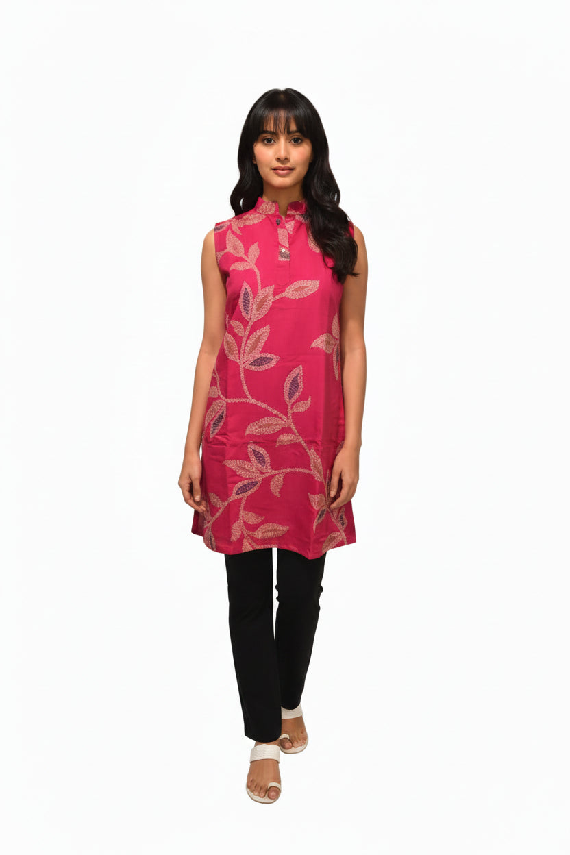 Pink Kurti Top for women