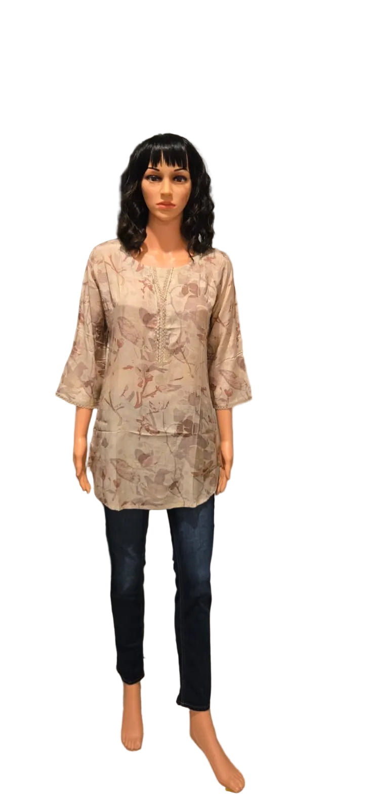 Beige Color Kurti-Top