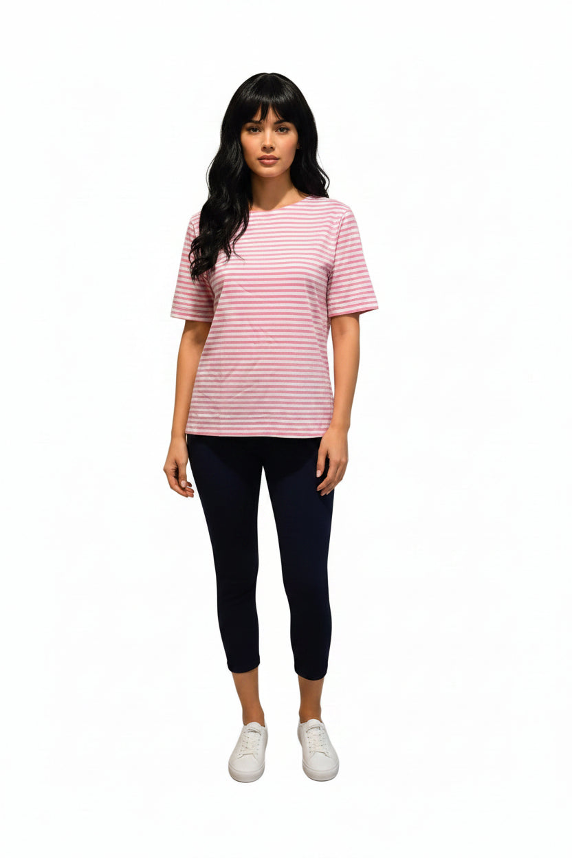 Pink stipes T-shirt