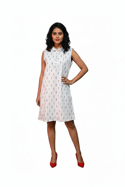 White printed dress