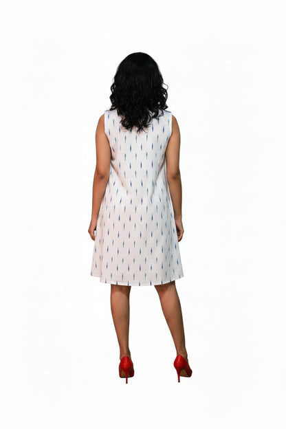 White printed dress