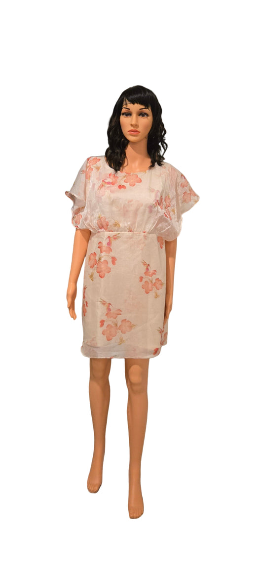 Peach short dress