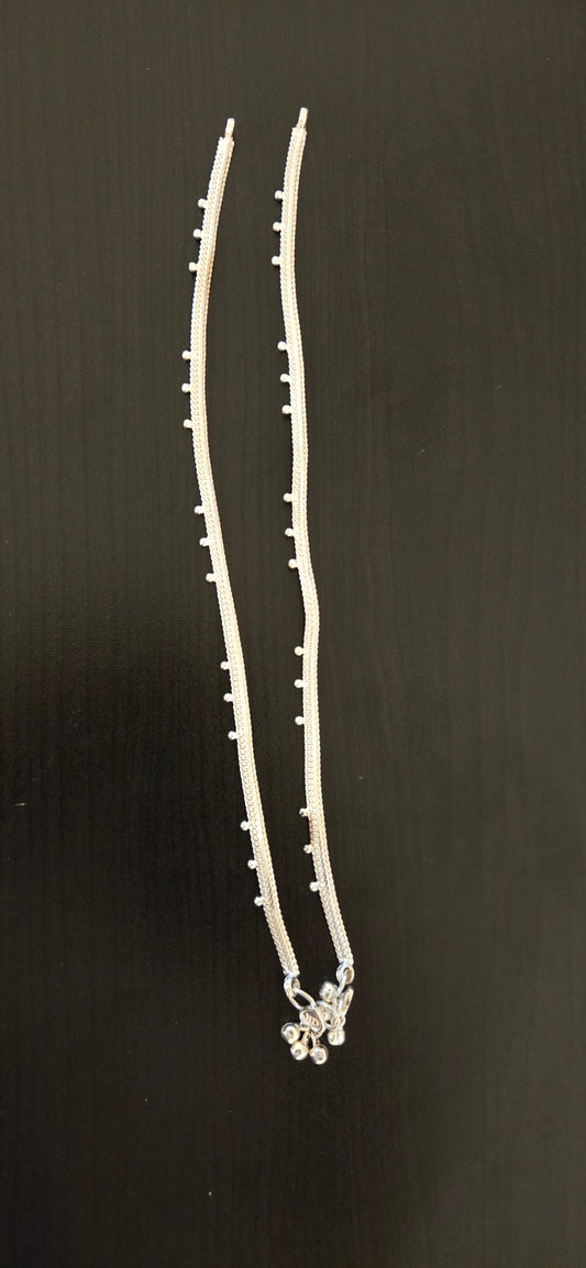 Silver Anklets