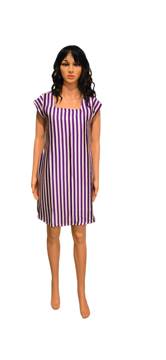 Purple Stripes Dress