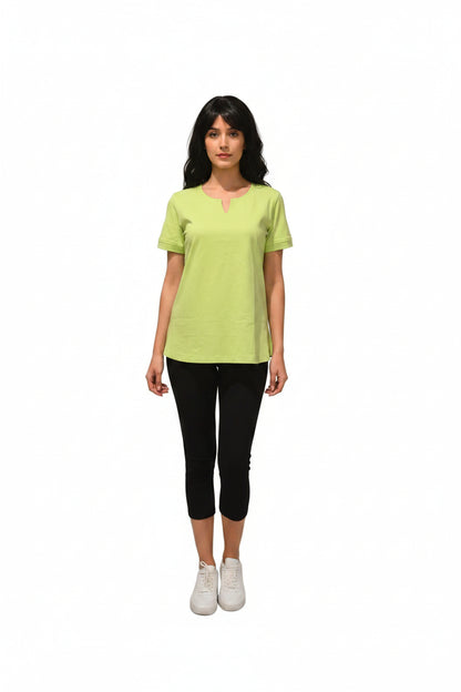 Green t-shirt for women