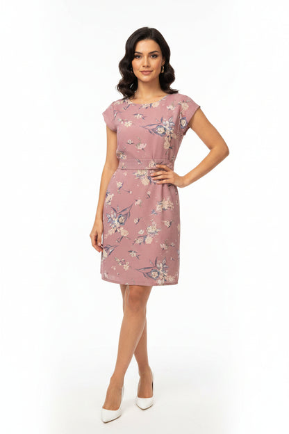 Salmon pink dress for women