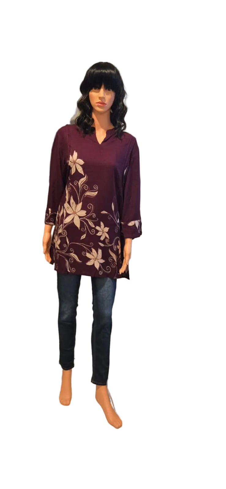 Wine Color Kurti