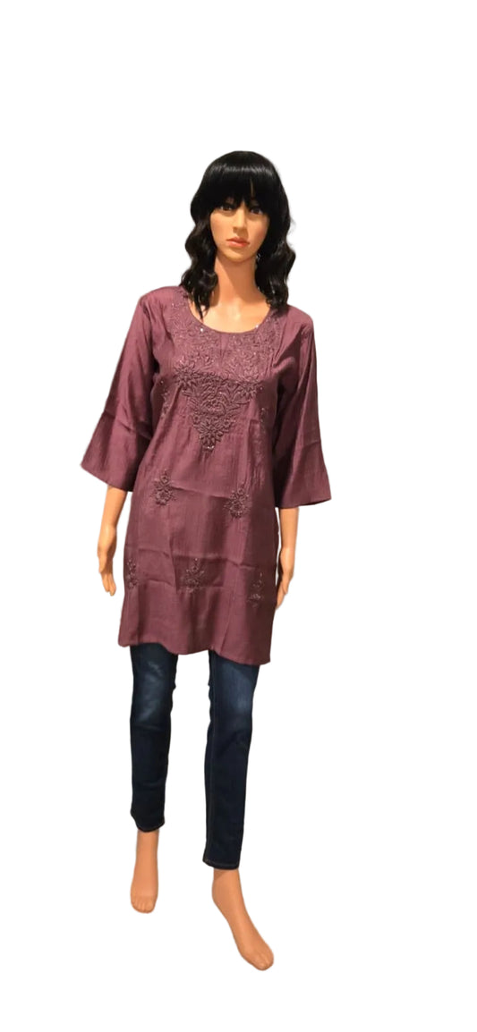 Maroon Kurti