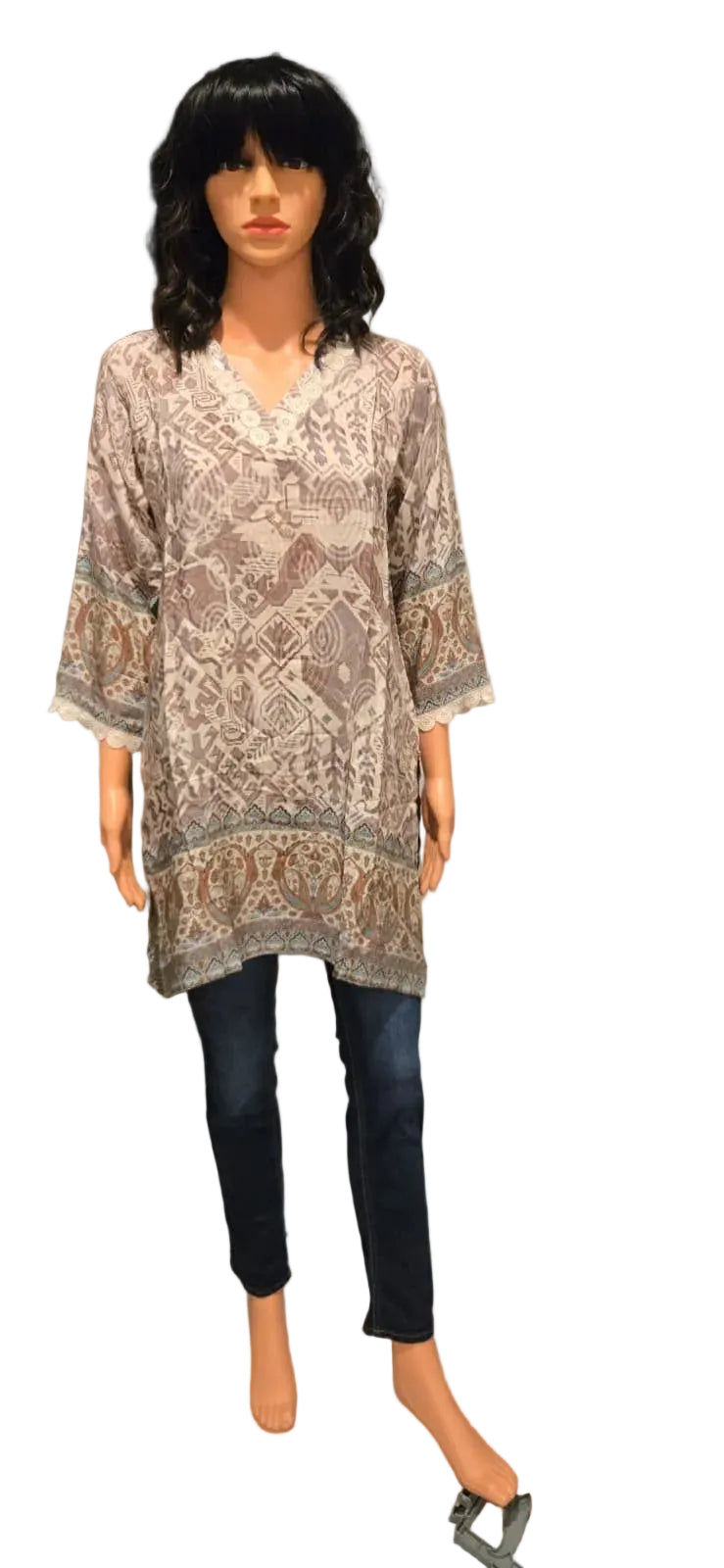 Beige Kurti