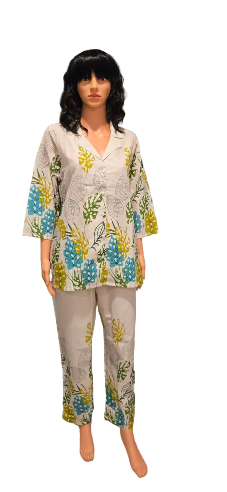 Beige Cotton Cord Set