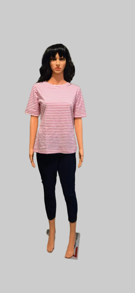 Pink stipes T-shirt