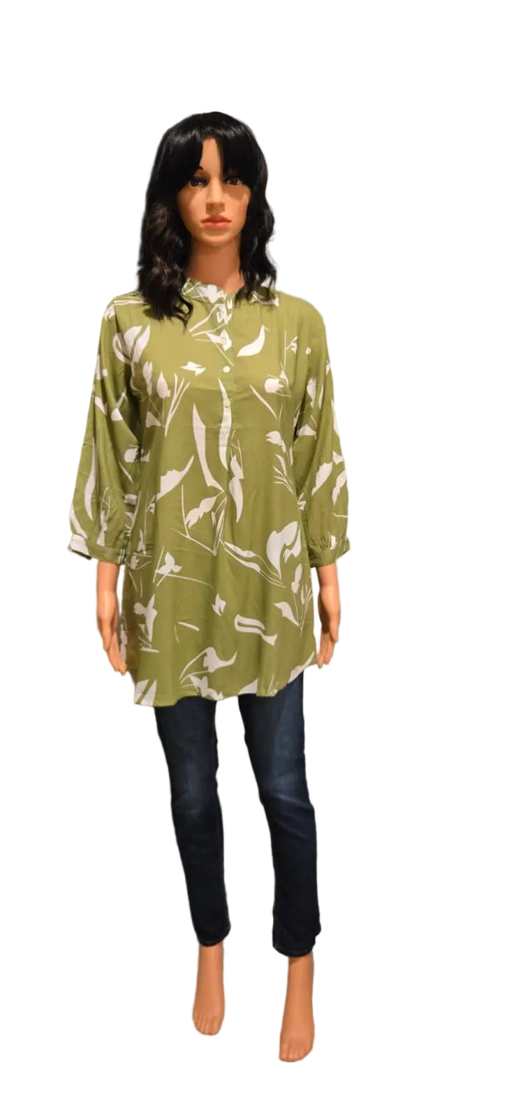 Green Kurti Top