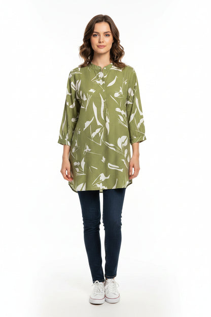Green Kurti Top