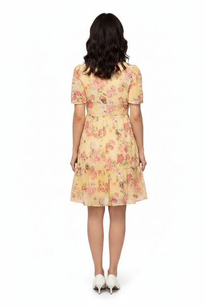 Yellow Bloom Floral Dress