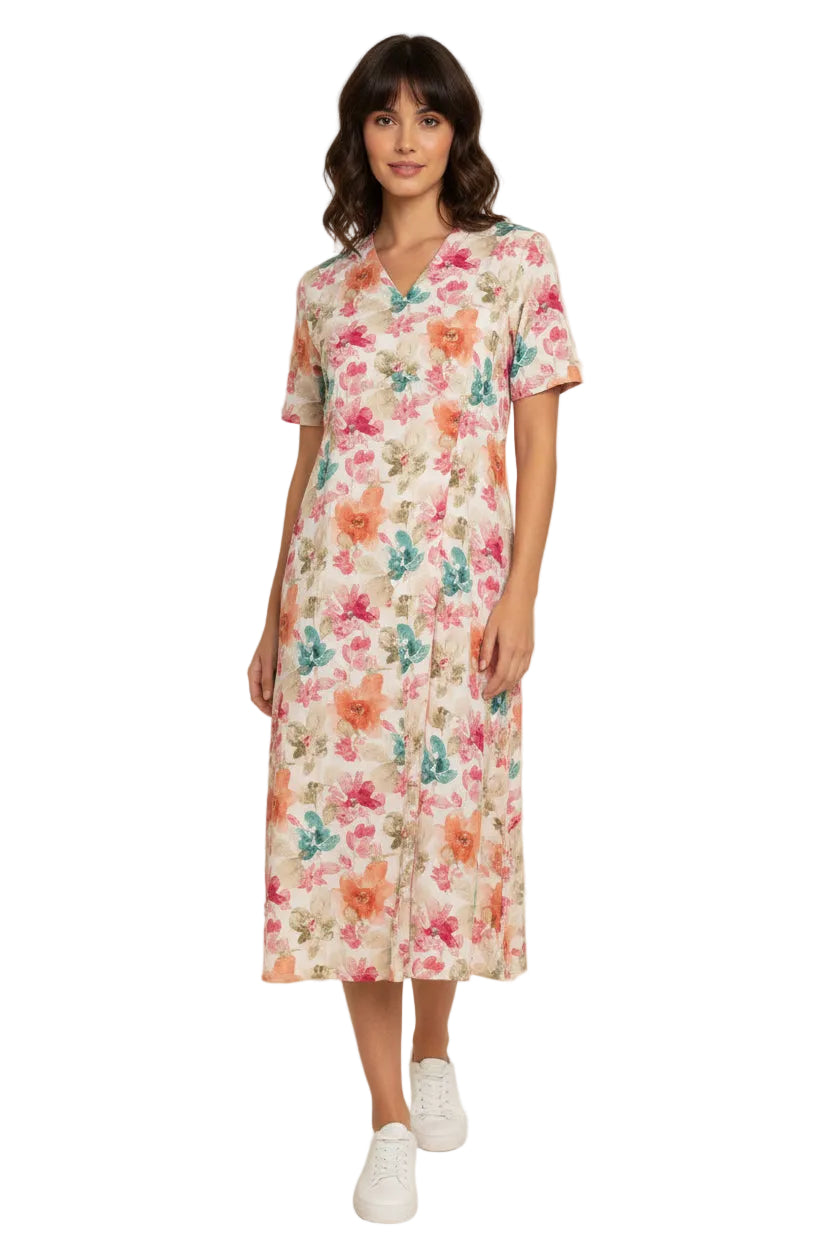 Floral midi dress