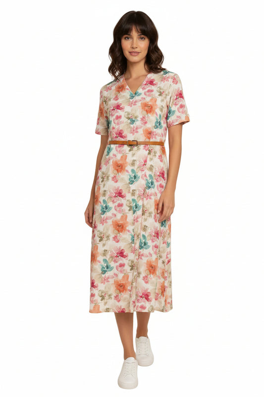 Floral midi dress