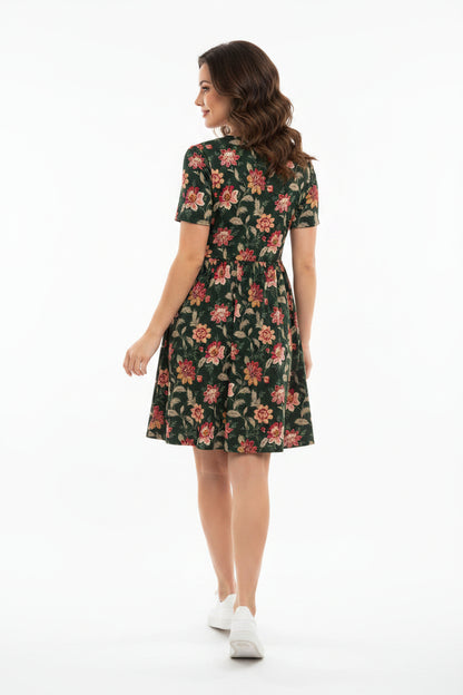 Dark Green Dress