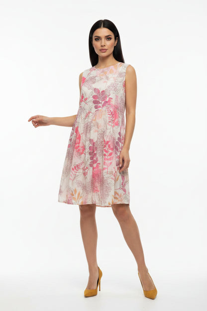 Blush Pink Floral Print Dress