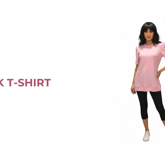 Pink T-shirt by@Outfy