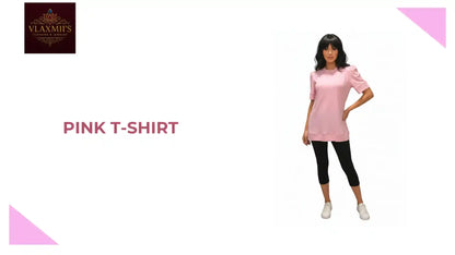 Pink T-shirt by@Outfy