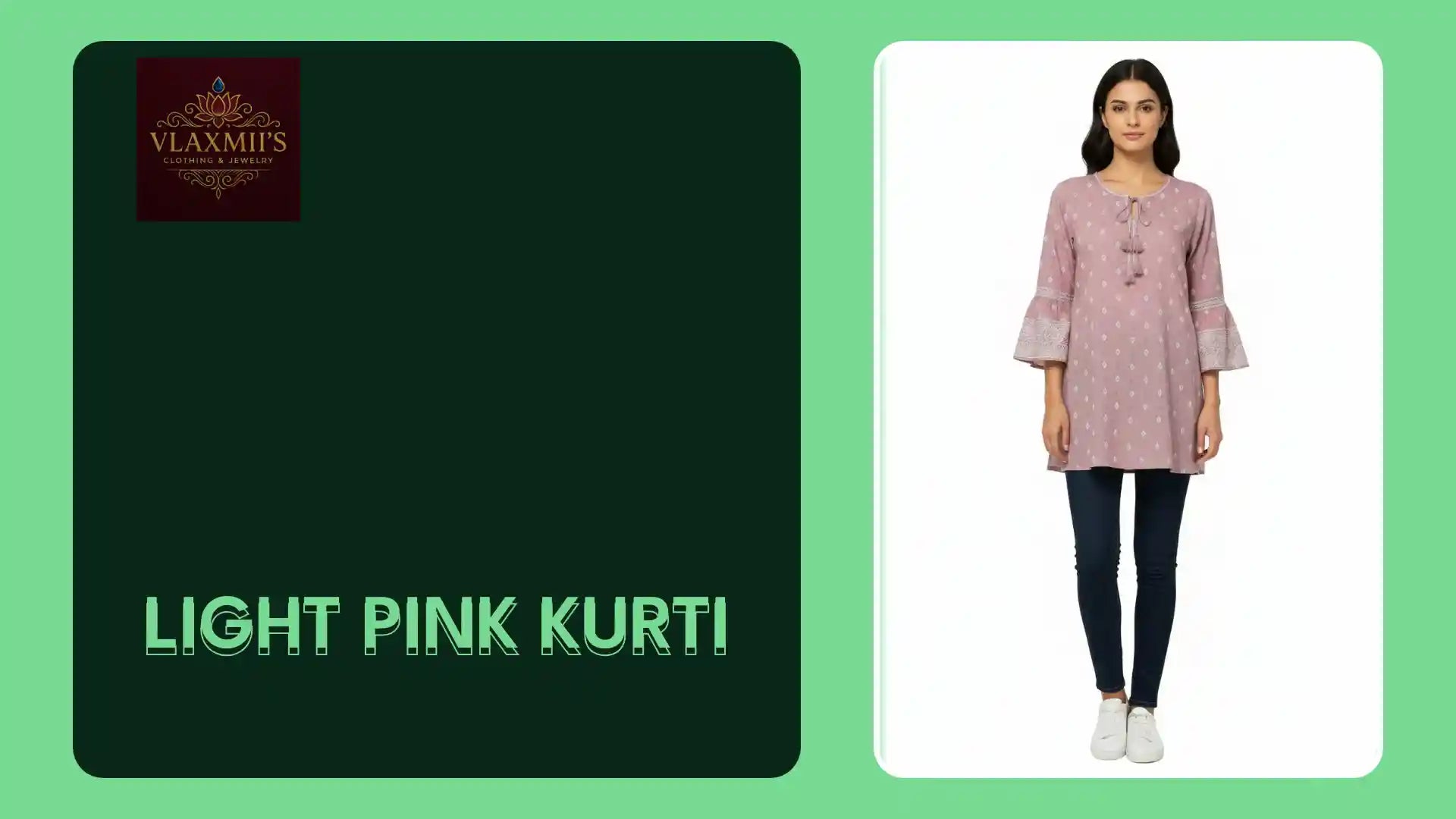 Light Pink Kurti by@Outfy