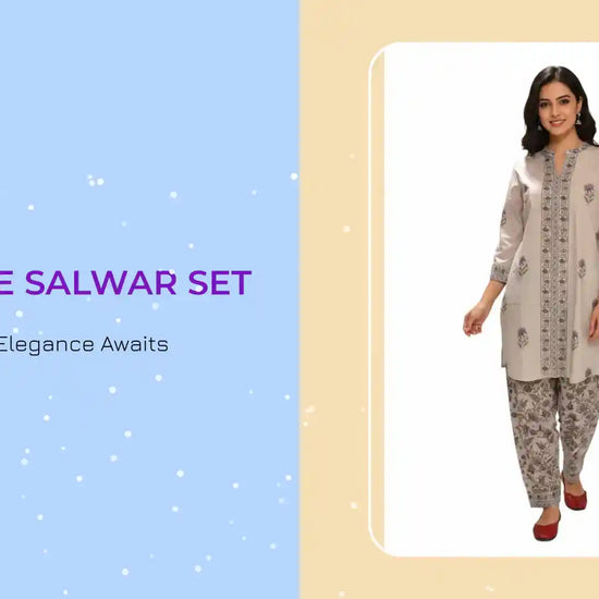 Two Piece Salwar Set by@Outfy