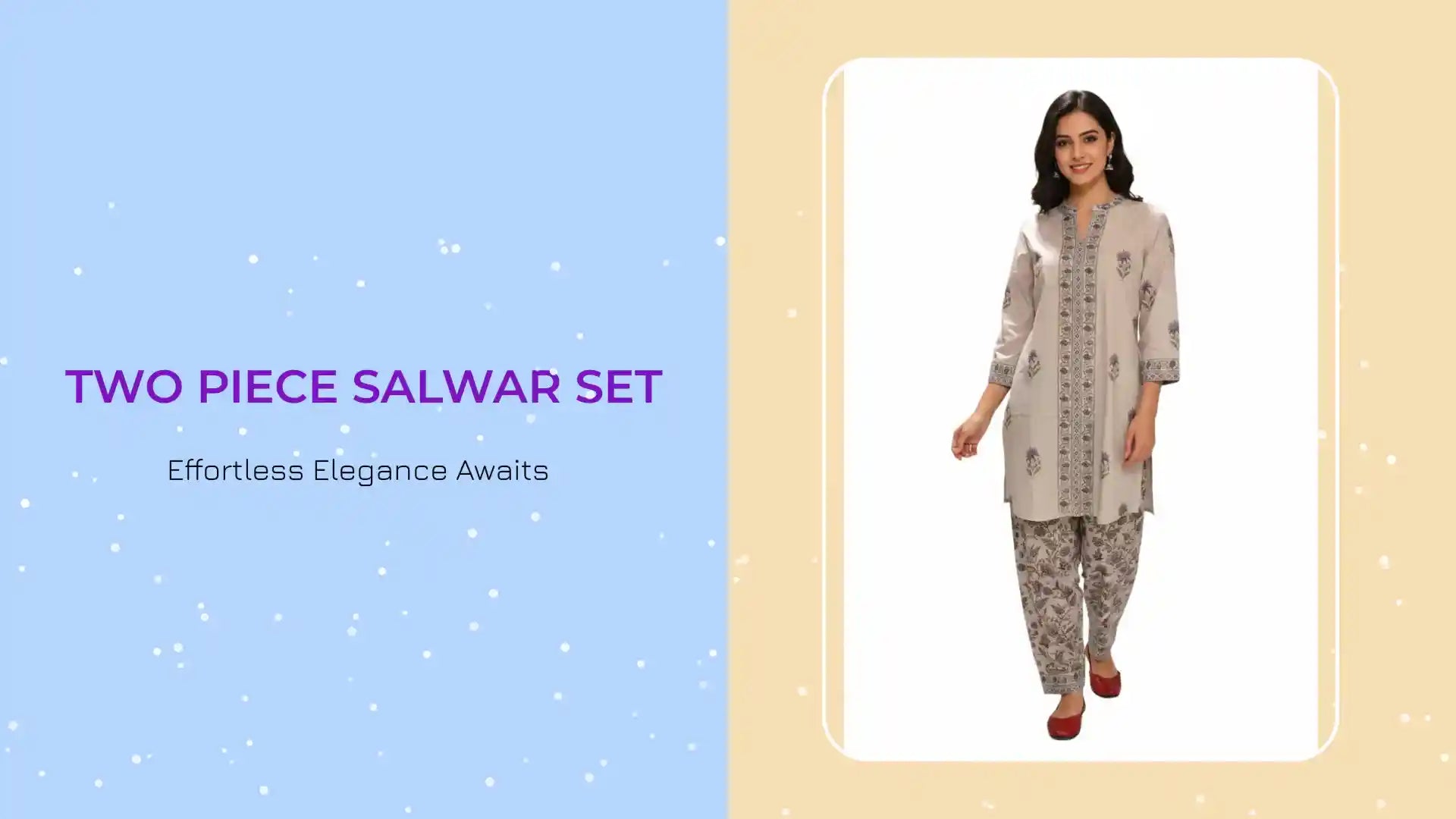 Two Piece Salwar Set by@Outfy