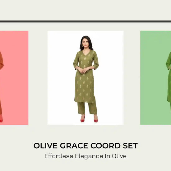 Olive Grace Coord Set by@Outfy