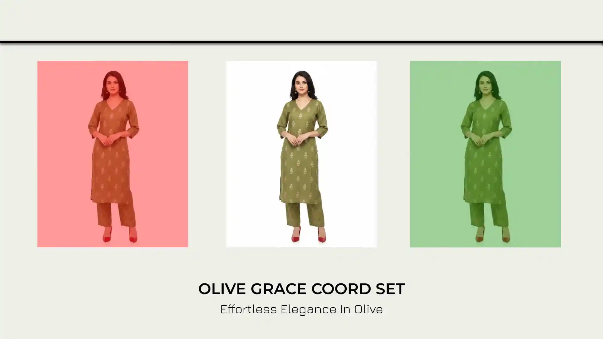 Olive Grace Coord Set by@Outfy