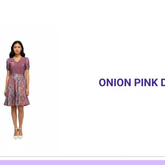 Onion Pink Dress by@Outfy