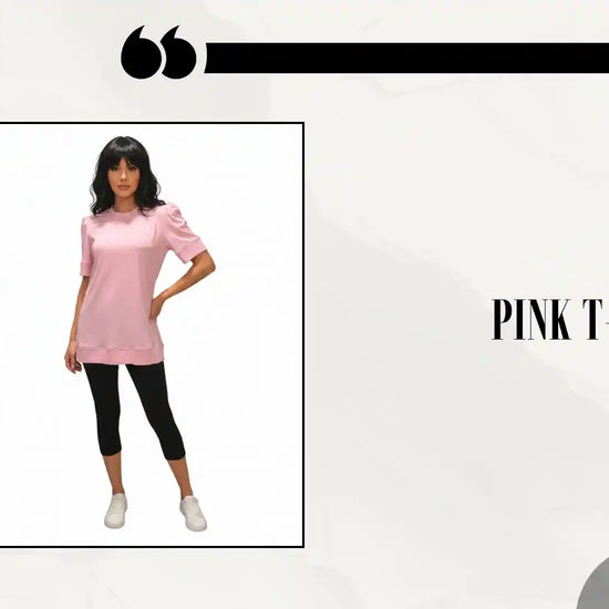 Pink T-shirt by@Outfy