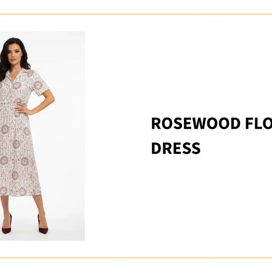 Rosewood Floral Dress by@Outfy