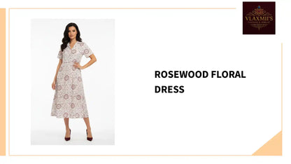 Rosewood Floral Dress by@Outfy