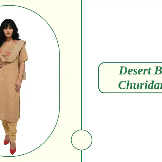 Desert Bloom Churidar Suit by@Outfy