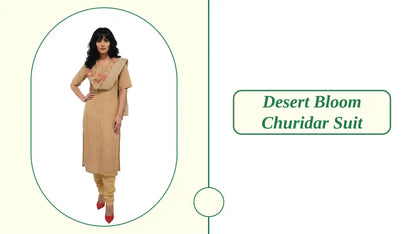 Desert Bloom Churidar Suit by@Outfy