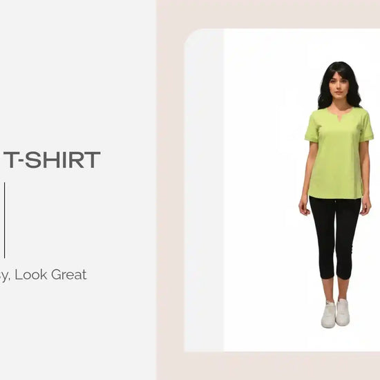 Green T-shirt by@Outfy