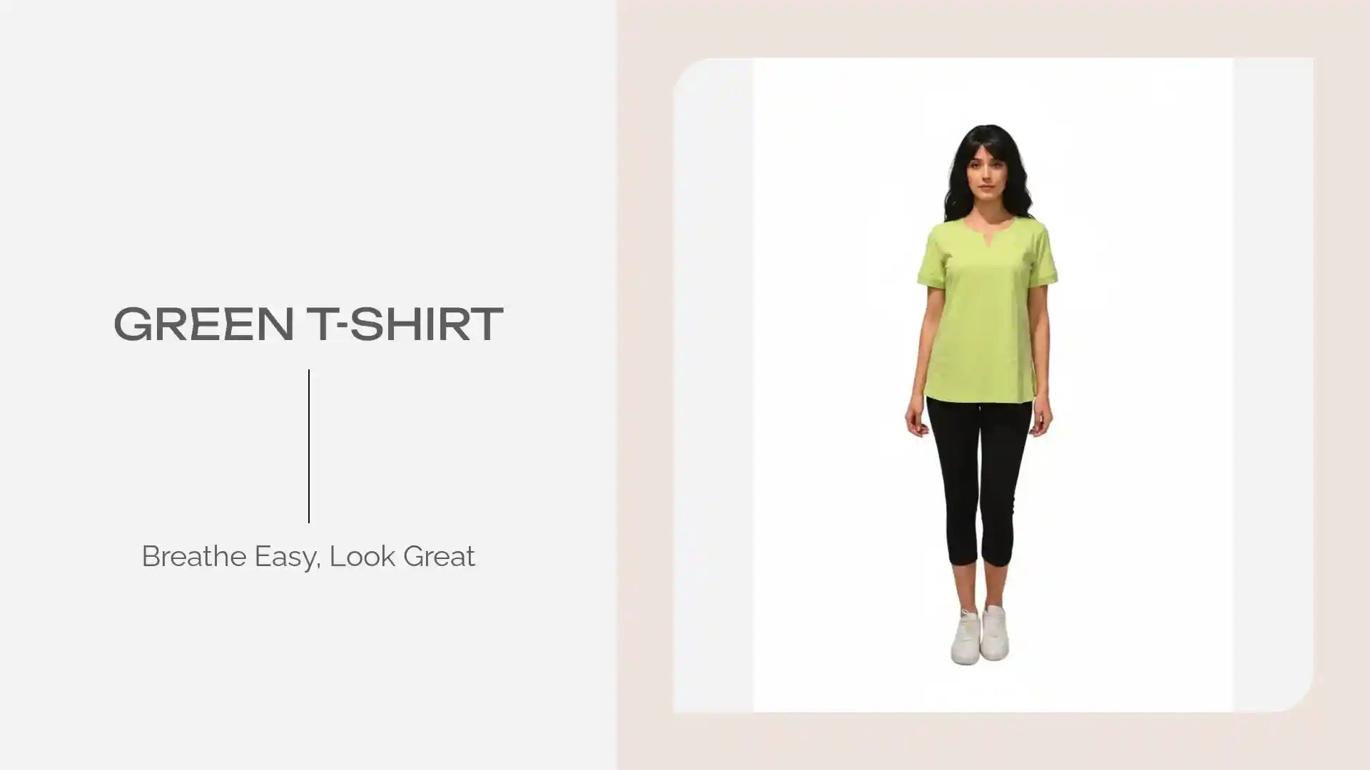Green T-shirt by@Outfy