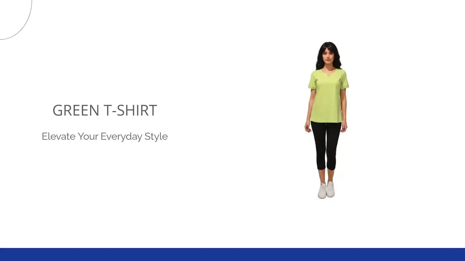 Green T-shirt by@Outfy