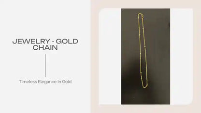 Jewelry - Gold Chain by@Outfy