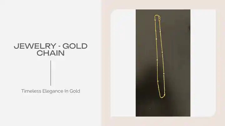 Jewelry - Gold Chain by@Outfy