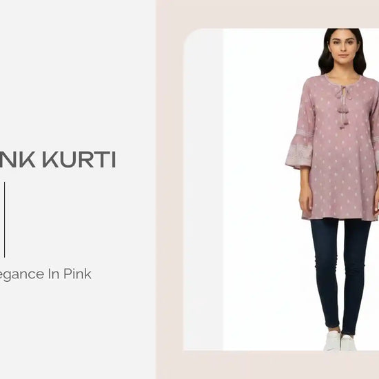 Light Pink Kurti by@Outfy