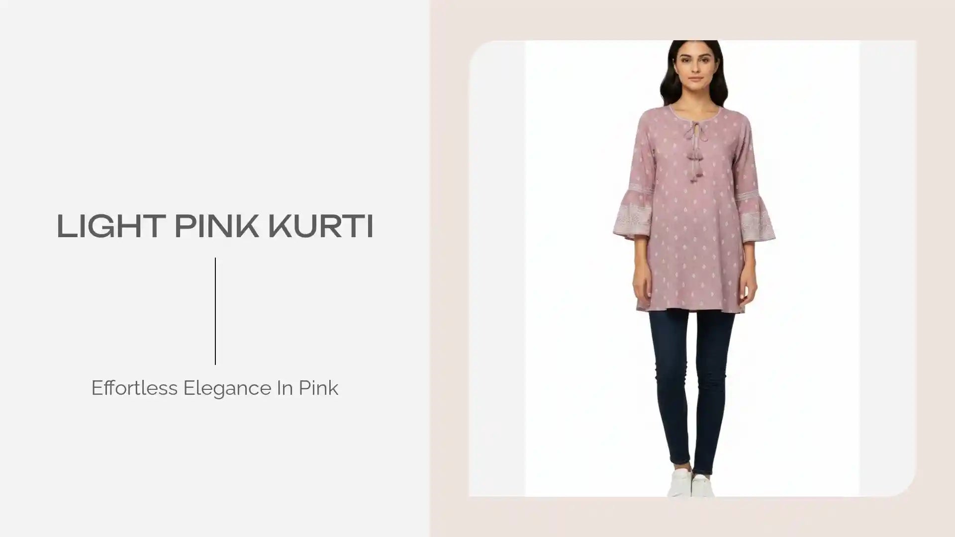 Light Pink Kurti by@Outfy