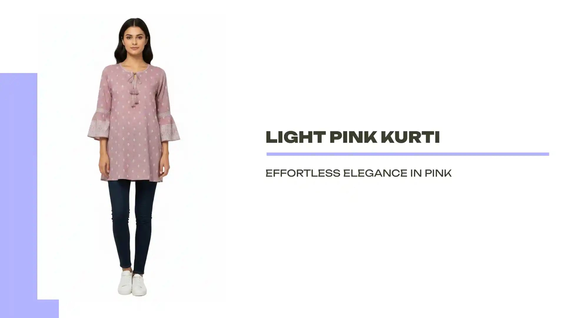 Light Pink Kurti by@Outfy