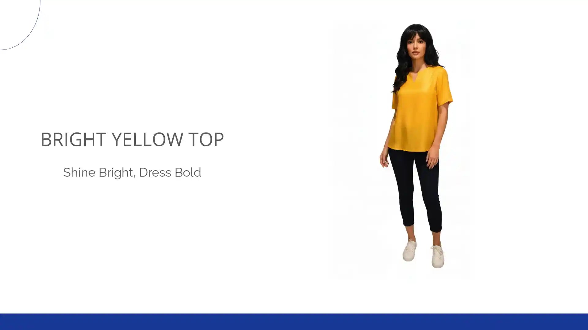 Bright Yellow Top by@Outfy