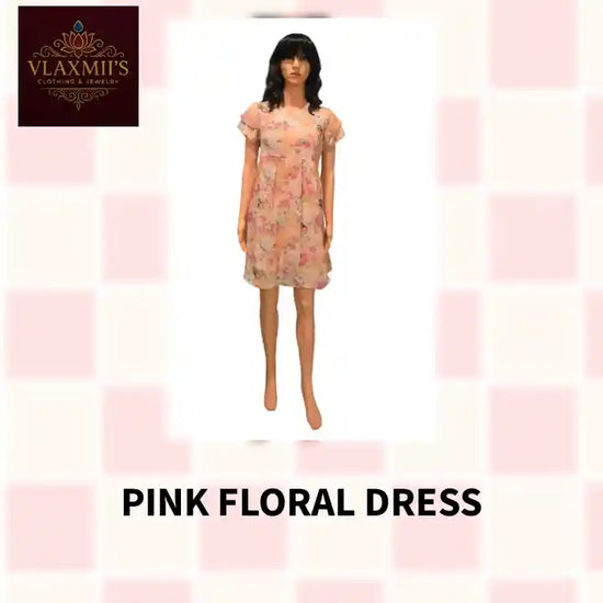 Pink Floral Dress by@Outfy